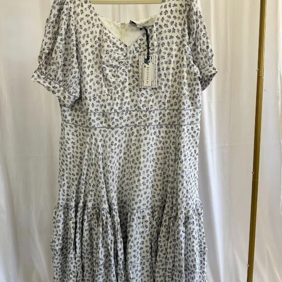 JessaKae Food Nanny collaboration Darla Dress NWT Women's Plus 3X - Picture 9 of 9